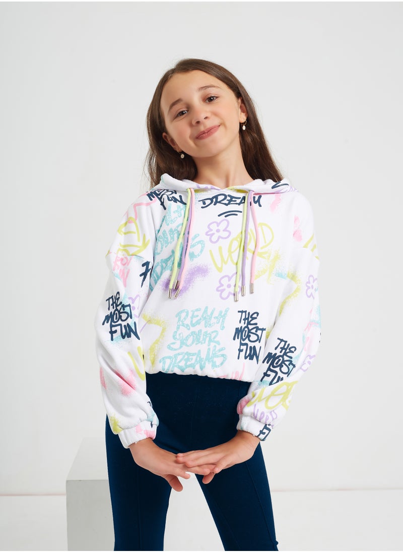 melon - Girls   Cotton sweatshirt - Image 1