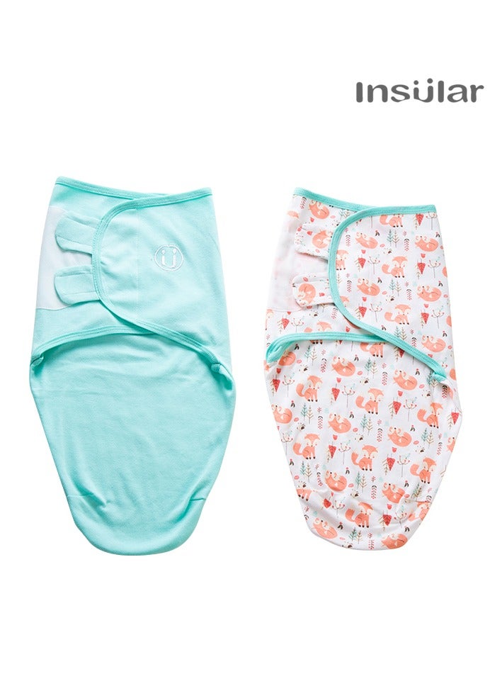 insular 2 Sets Of Style Anti Startle Baby Cotton Comforter Scarves