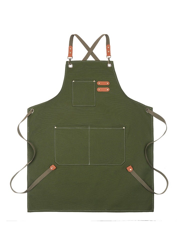 EBMINI New Oil Resistant Canvas Apron 