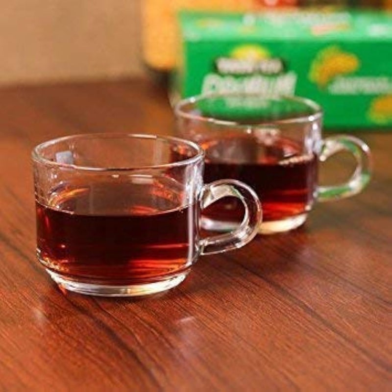 Home-Cart Glass Imported Tea Coffee Cup (Transparent, 150 ml) Set of 6 Pieces - Image 4