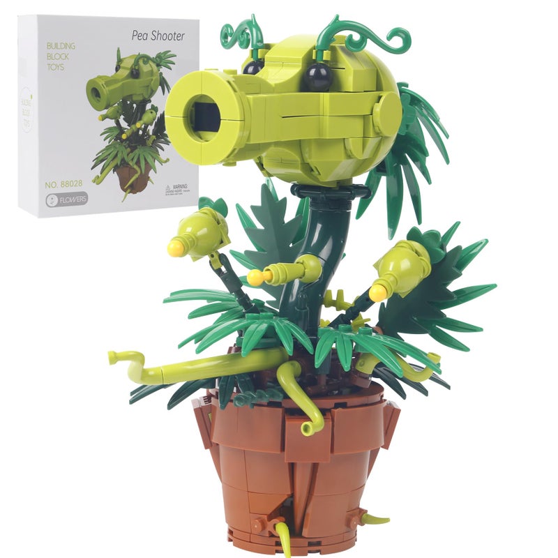 Bibilock Peashooter Plant Building Toys Model compatible with major brand sizeUnique Plants and Zombis Toy Christmas DIY Architecture or DecorA Greative Display Present for 6 Boys or Girls2025 New - Image 3
