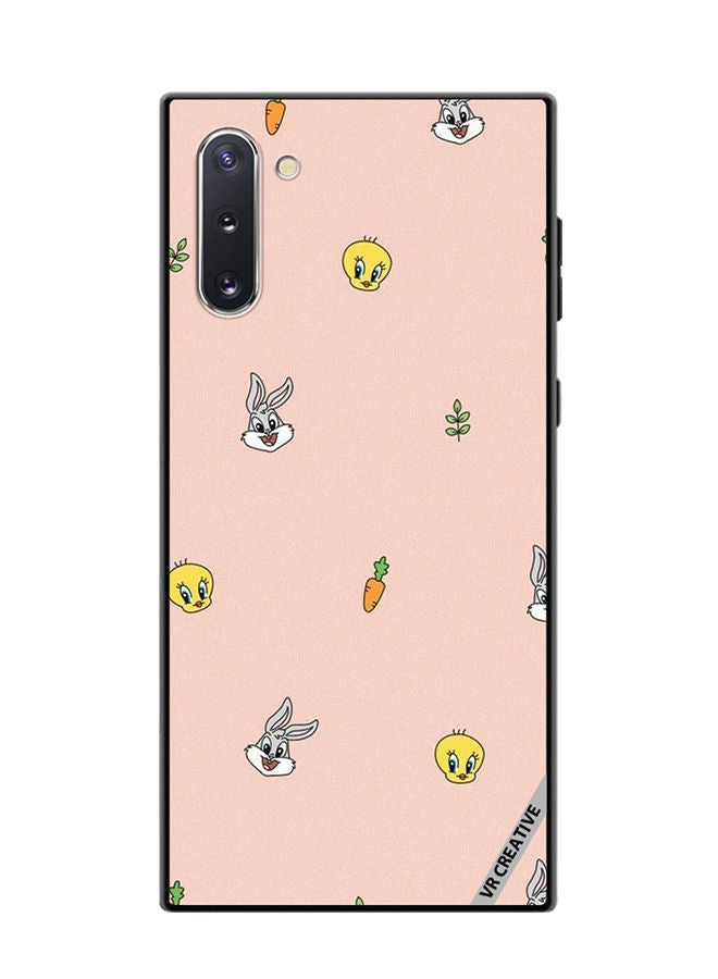 VR CREATIVE Protective Case Cover For Samsung Galaxy Note10 5G Bunny Design Multicolour - Image 1