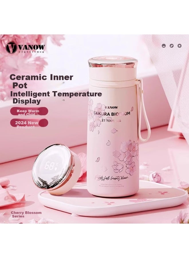 Vanow High-End Smart Insulated Cup For Women With High Appearance Value, Portable Large Capacity Graduation Season Gift Box For Girlfriend Water Bottle