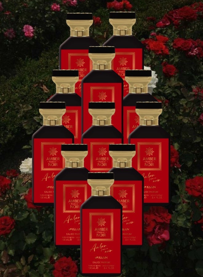 Faan 11 Pieces Amber Forever Noir Perfume 100ML - Image 1