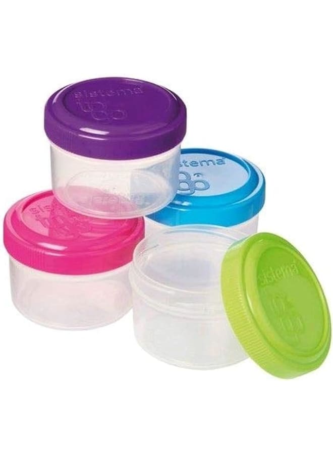 sistema Sistema Salad Dressing Containers 1.18oz - 4 Pack  - Image 1
