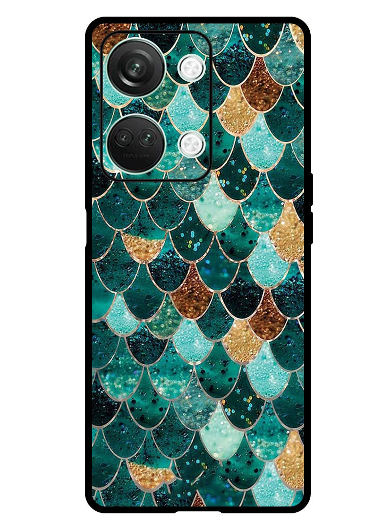 Theodor Protective Case Anti Scratch Shock Proof Bumper Cover For OnePlus Nord 3 Fish Gills Pattern - Image 1