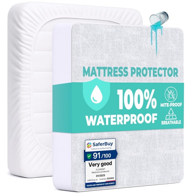 SINGLE WATERPROOF MATTRESS PROTECTOR 90X200 CM 2PCS PREMIUM COTTON TERRY BED FITTED SHEET WITH MICROFIBER CORNER SOFT AND BREATHABLE MATTRESS PROTECTOR ANTIMITE HYPOALLERGENIC AND MACHINE WASHABLE