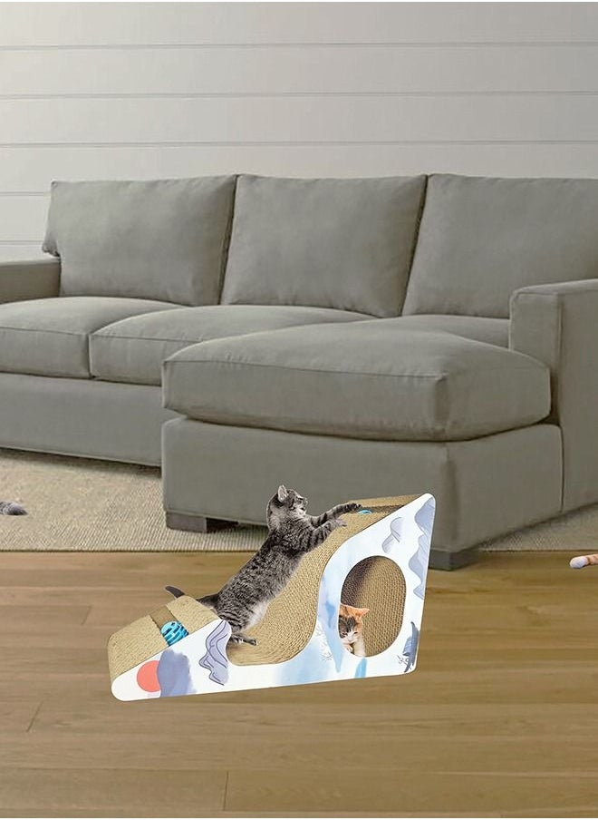 MAJIBAO - Cat Scratching Cardboard With Catnip Sloppy Design - Image 1