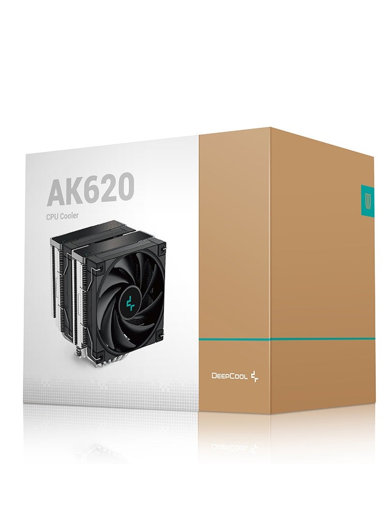 DEEPCOOL - ديب كول AK620 مبرد وحدة المعالجة المركزية ثنائي البرج عالي الأداء - Image 1