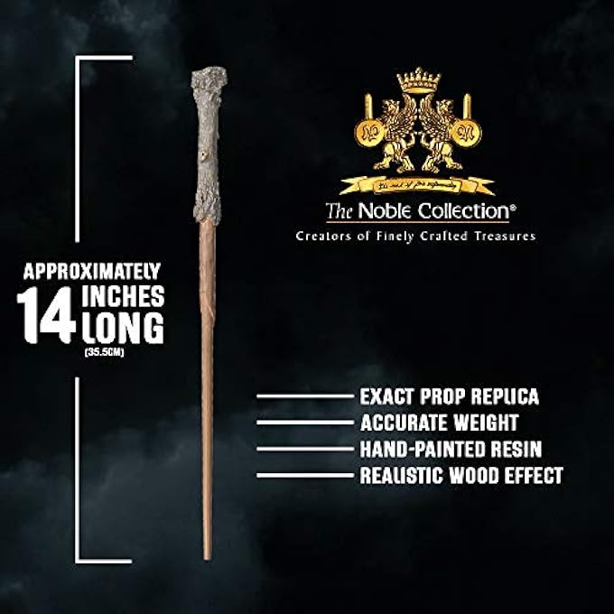 - HARRY POTTER WAND IN A STANDARD WINDOWED BOX - 14IN (35.5CM) WIZARDING WORLD WAND - HARRY POTTER FILM SET MOVIE PROPS WANDS - Image 3