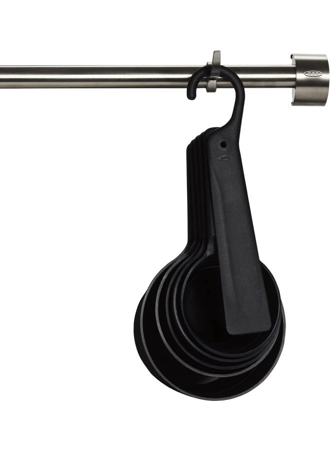 OXO طقم أكواب قياس أوكسو 6 قطع باللون الأسود، 8.89 × 12.7 × 24.77 سم - Image 2