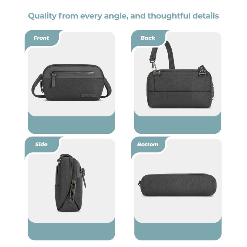 Travelon Anti-Theft Metro Convertible Small Crossbody Bag - Image 5
