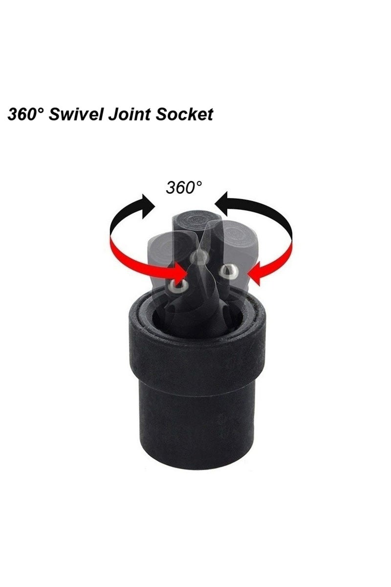 Scoket Swivel 360 Swivel Impact Universal Socket Joint U Knuckle Air Wobble Sleeve Adapter Extension