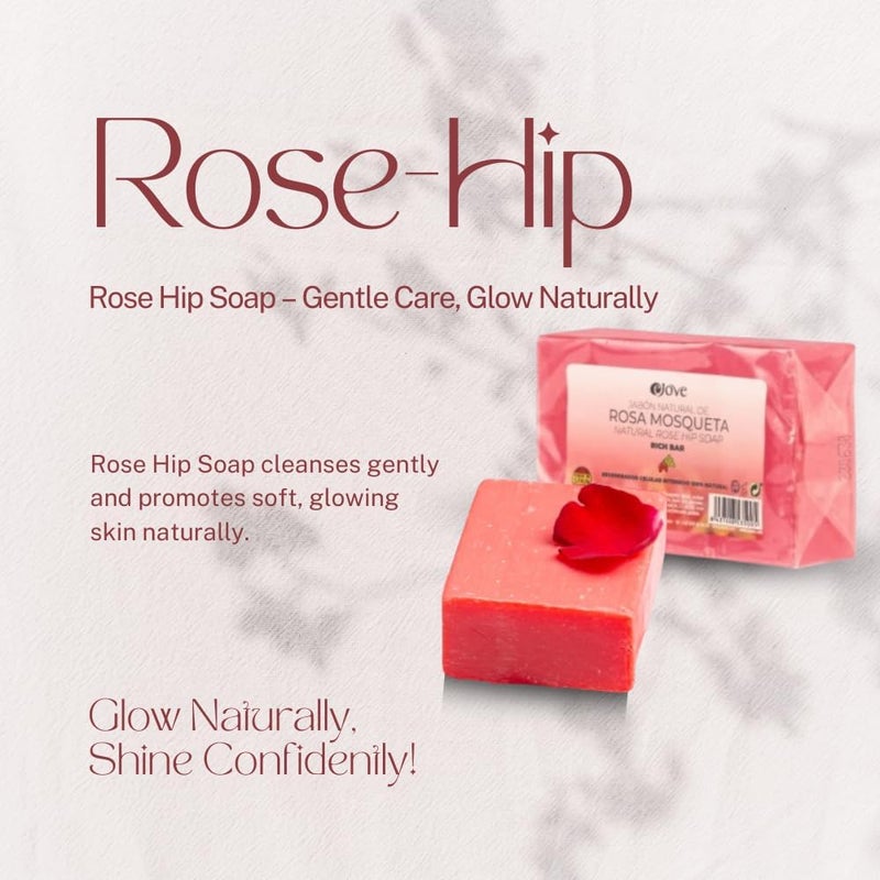 Well-engineered versatile build Rosehip Facial Cleanser - Hand Soap - Rosehip for Scars, Facial Cleansing - Face Scrub - Body Scrub Upgraded general grade quality - Image 4