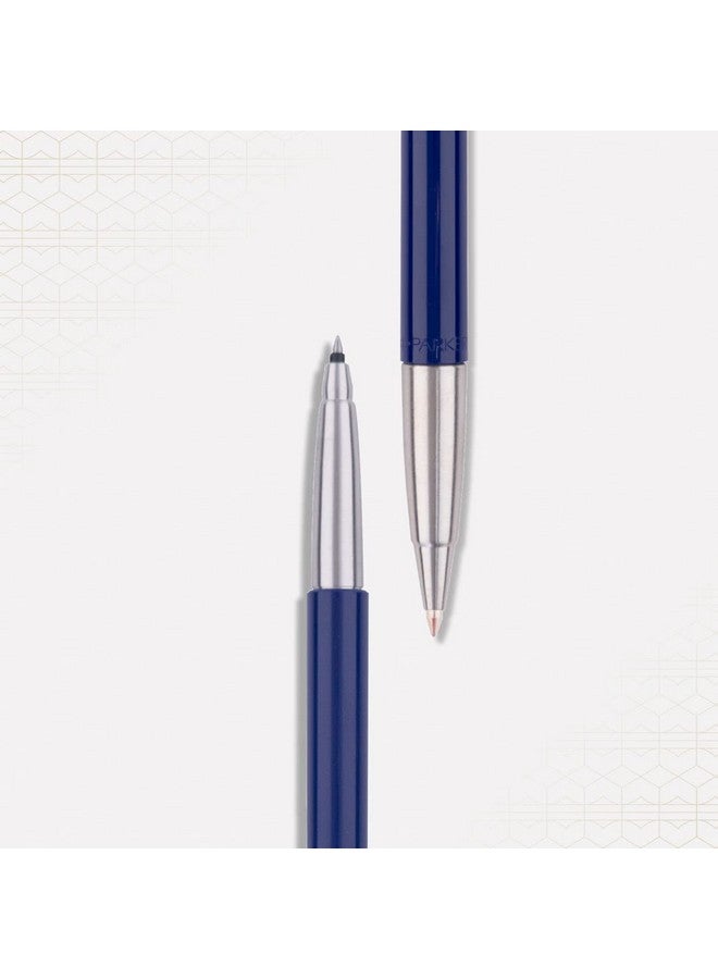 PARKER Vector Standard Roller Ball Pen + Ball Pen| Blue Body Color| Ink Color - Blue | Gift For Employees | Elite Pen For Professionals - Image 2