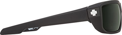 Spy Optic McCoy Sunglasses, Soft Matte Black/Happy Gray/Green Polar, 63 mm - Image 4