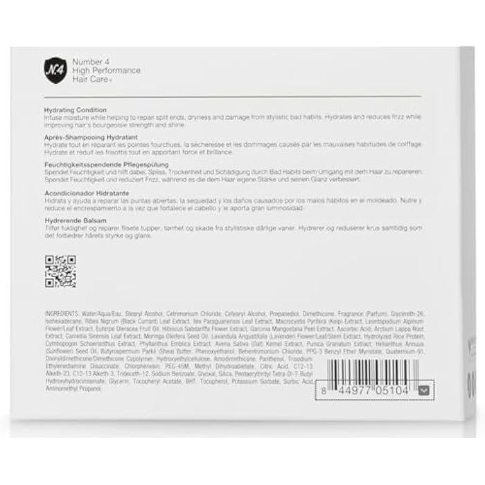 Number 4 Hydrating Hair Conditioner, Moisturizing Deep Conditioner for Dry, Damaged Hair, 8.5 oz - Image 2