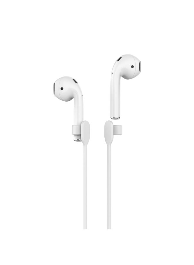 Suitable For Apple Headset AirPods Lanyard Silicone Anti-lost Wireless Silicone Anti-lost Rope Sports Storage Lanyard-Specifications:Black (single Composite Bag)  - Image 5