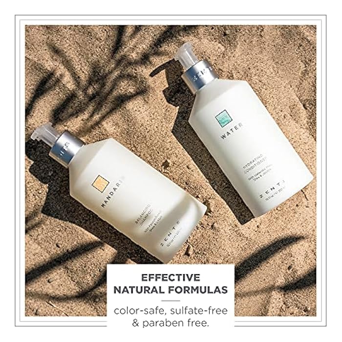 ZENTS Balancing Shampoo & Moisturizing Conditioner, Color Safe, Sulfate-Free Set for All Hair Types, 10 fl oz each - Image 2