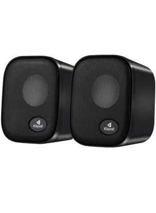 KISONLI KS10 USB + AUX 3.5MM Speaker for Computer, LAPTOP 3 WATT PER SPEAKER  WITH MODERN ERGONOMIC DESIGN PERFECT FOR YOUR COMPUTER  SETUP - pzsku/Z534EE7A475927949E706Z/45/1752064113/724b1ba7-5532-4573-84b6-155dca9a6de5