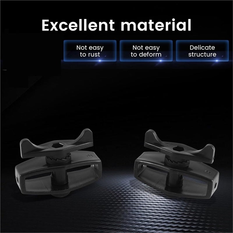 مشد السياج الكهربائي 32 قطعة مشد أسلاك بلاستيكي للماشية شريط محمول غلاف عمود مركب للأسوار - Image 3