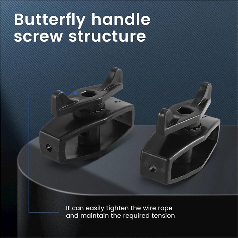 مشد السياج الكهربائي 32 قطعة مشد أسلاك بلاستيكي للماشية شريط محمول غلاف عمود مركب للأسوار - Image 5