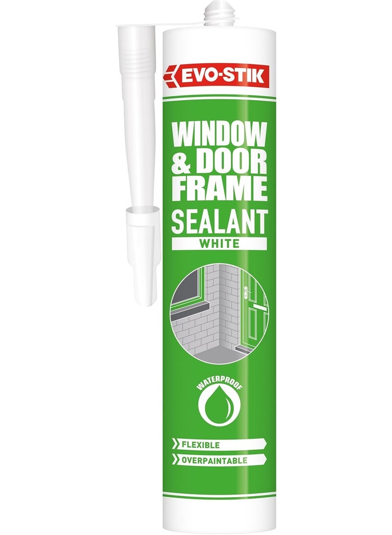 EVO-STIK Window And Door Frame Sealant White 280 ML - Image 1