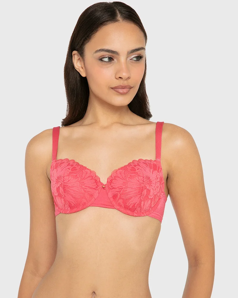 لا سينزا La Senza Lightly Lined Wired Lace Bra