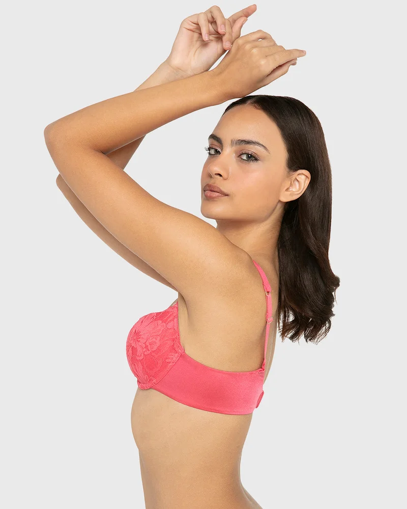 لا سينزا La Senza Lightly Lined Wired Lace Bra
