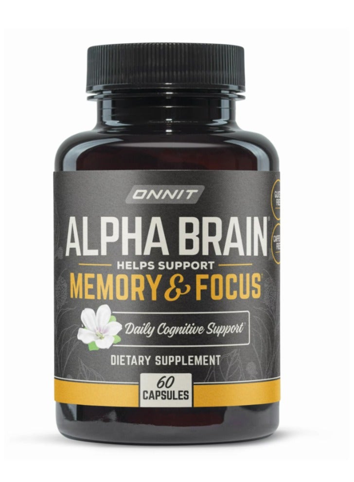 Onnit Alpha Brain Memory & Focus Nootropic- 60 Capsules - Image 2