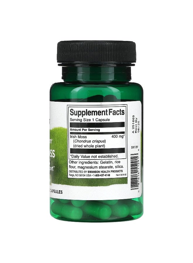 Swanson, Full Spectrum Irish Moss, 400 mg, 60 Capsules - Image 2