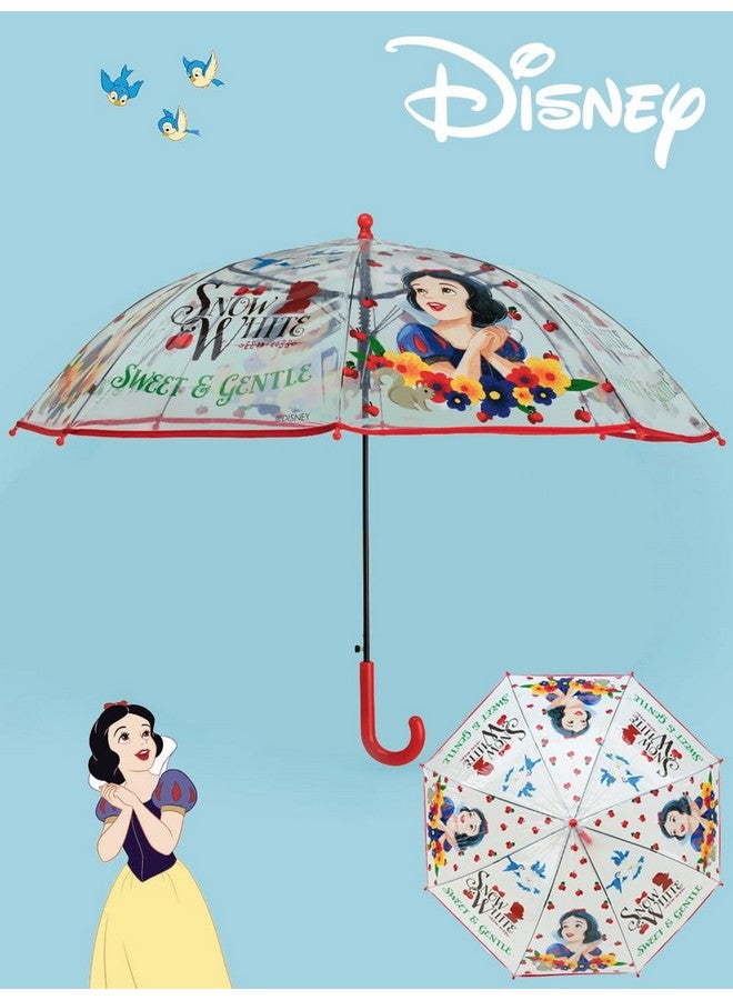 Yellow Bee Disney Transparent Princess Snow White Umbrella for Girls, Multicolor, 7-14 Years - Image 2