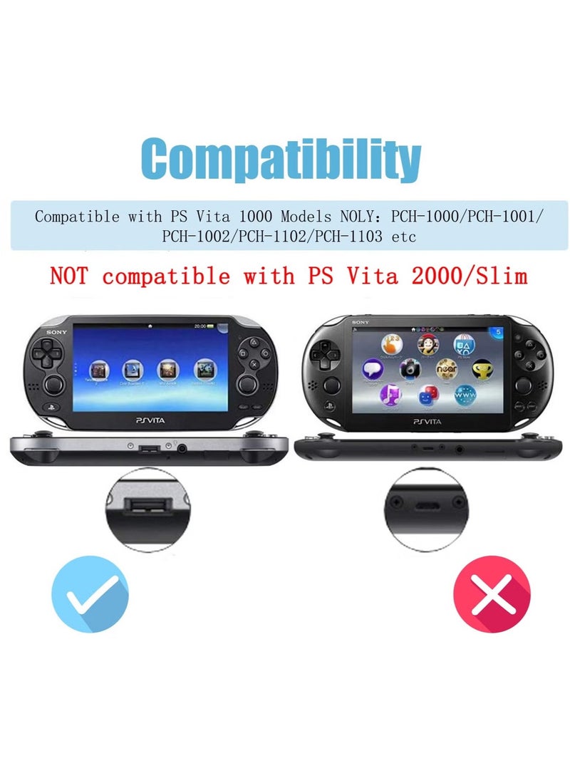 GMORO 2Pcs 3.9ft PS Vita Charger Cable, 2 in 1 USB Data & Power Charger Cord Replacement for Playstation Vita 1000  - Image 2