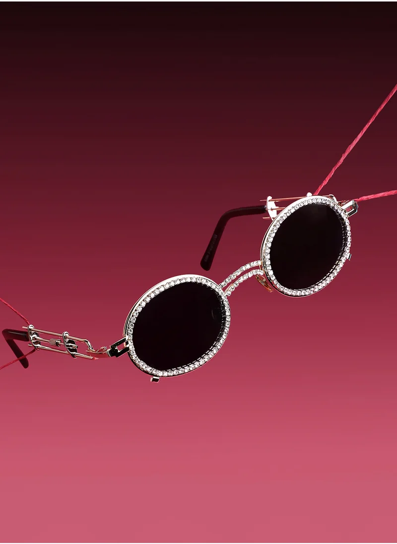 صوص هاوت Women Oval Sunglasses With UV Protected Lens