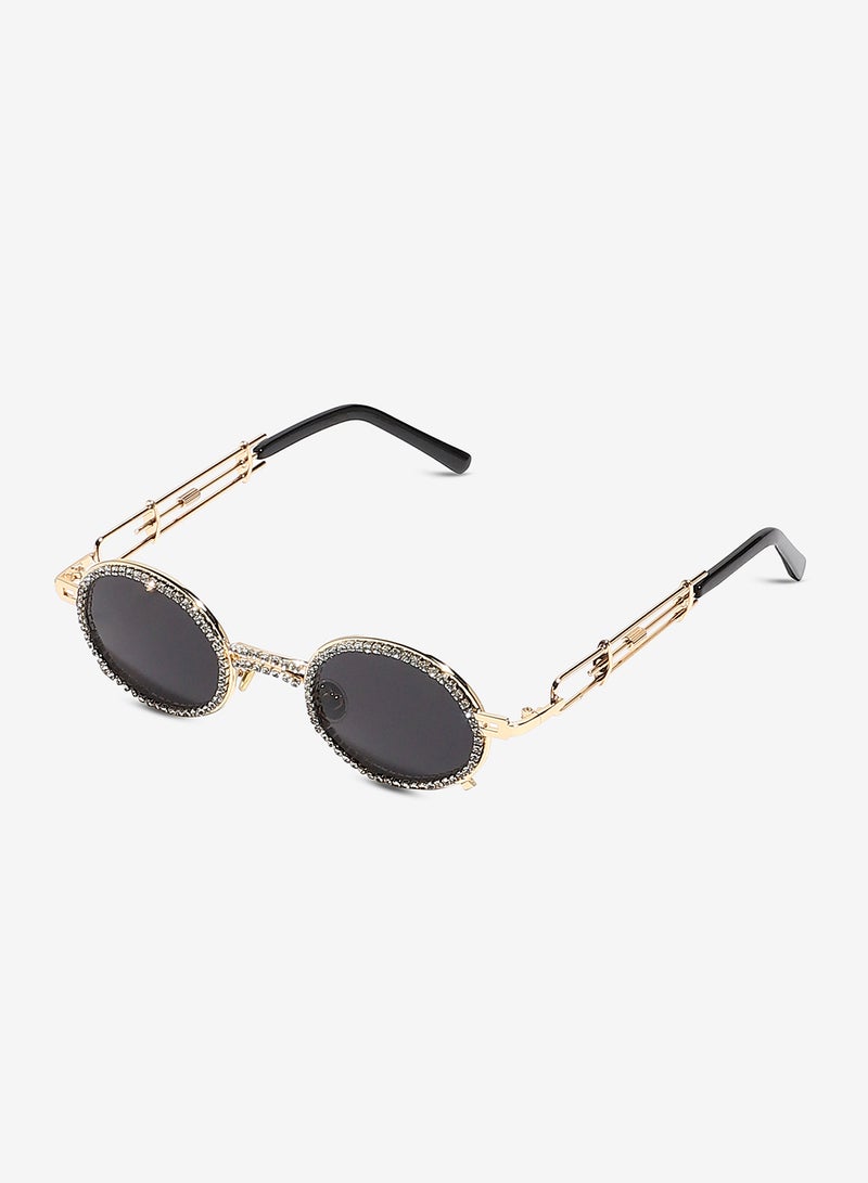 Haute Sauce Women Oval Sunglasses With UV Protected Lens  - Image 5