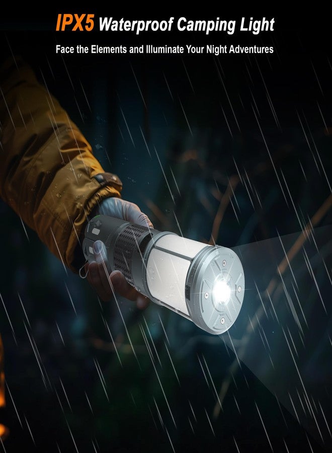 LUXMO PREMIUM Camping Lights, Rechargeable Telescopic Camping Lights with Stand,12,000mAh Camping Lanterns & Lights with RGB, Magnetic Base, Portable Flashlights for Camping, Hiking, Emergency - Image 5