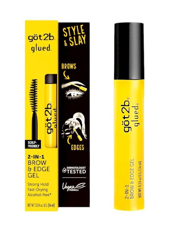 GOT 2B Göt2b Eyebrow & Edge Adhesive Gel 2 in 1 16 ml - Image 1