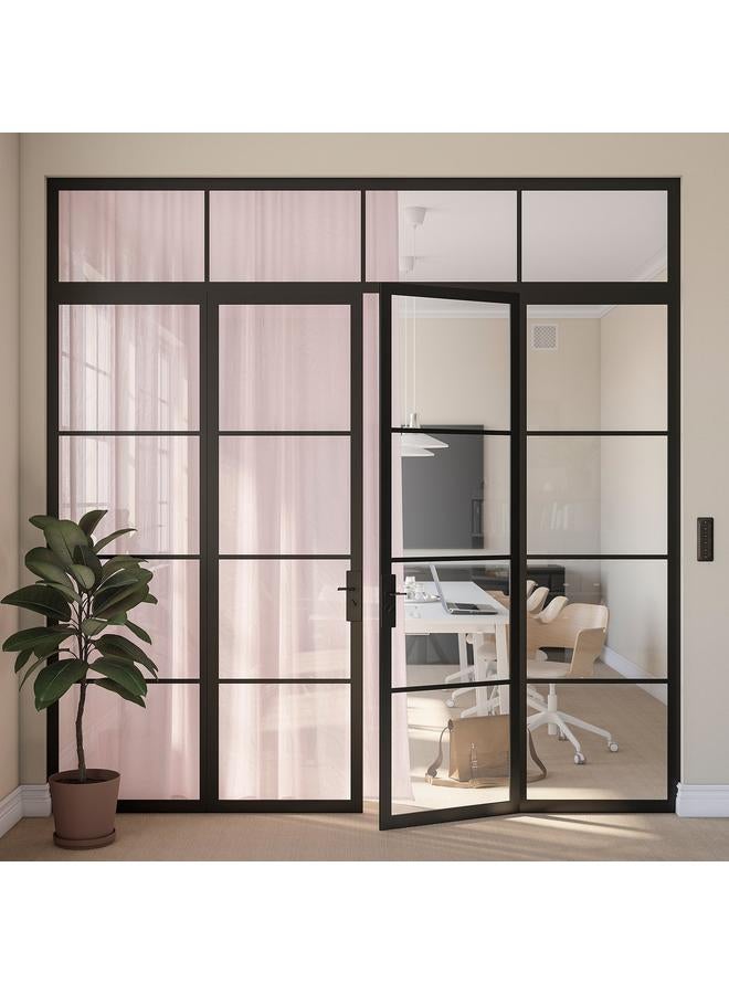 erorex Sheer curtain, 1 piece, pink/with heading tape, 300x300 cm - Image 3