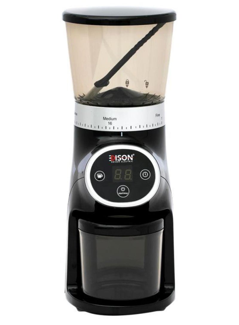 EDISON Coffee Grinder 200.0 W 6285360251727 Black/Silver/White - Image 1