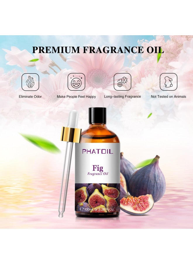 PHATOIL زيوت عطرية من PHATOIL 3.38FL.OZ برائحة التين للعلاج بالروائح، زيوت أساسية للناشرات في المنزل، مثالية للناشر، اليوغا، العناية بالبشرة، صنع الشموع والصابون - 100 مل - Image 2