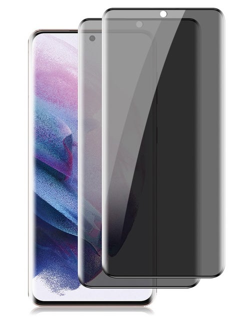 (2 Pack)Privacy Screen protector compatible with Samsung Galaxy S8+ Screen Protector Tempered Glass [Anti-Glare][HD Full Coverage][Easy Installation][Scratch Resistant][9H Hardness]
