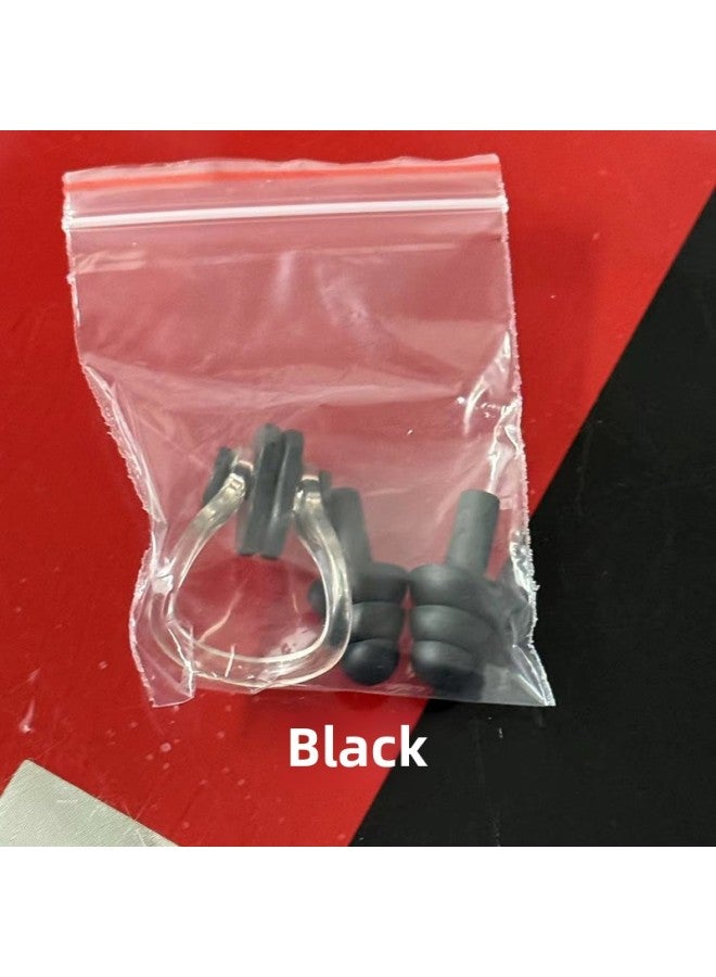 Generic Pocket Nose Clip Ear Plug Nose Clip Breathing Clip Nasal Plug Swimming Nose Clip Waterproof Swimming Tools Swimming Supplies-Color:Jelly Powder - Image 4