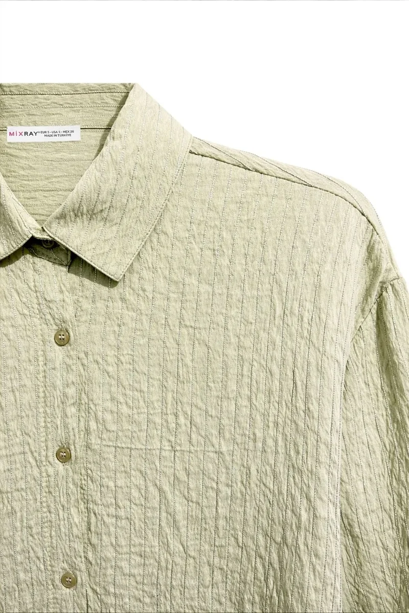 ميكسراي MIXRAY Women's Cotton-Blend Shirt