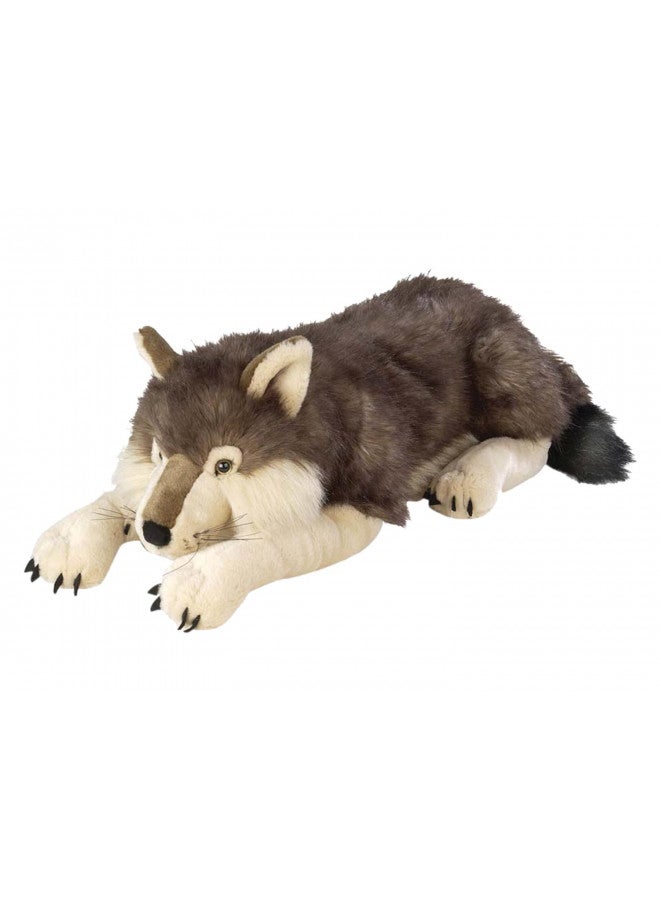 Wild Republic Jumbo Wolf Plush, Giant Stuffed Animal, Plush Toy, Gifts for Kids, 30 Inches - Image 1