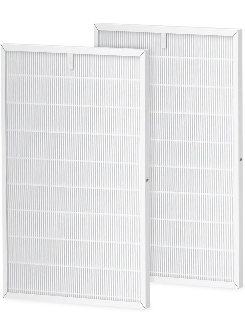 جُودِيَّة عبوتان من فلاتر استبدال HEPA H13 عالية الكفاءة متوافقة مع منقّي الهواء FAP03، بديلة للأجزاء FAPF03 و FAPF034، بمقاس 53.7 × 29.6 × 2 سم، فلتر عالي الكفاءة لإزالة الغبار ومسببات الحساسية، يوفر أداءً طويل الأمد لتنقية الهواء. - Image 1