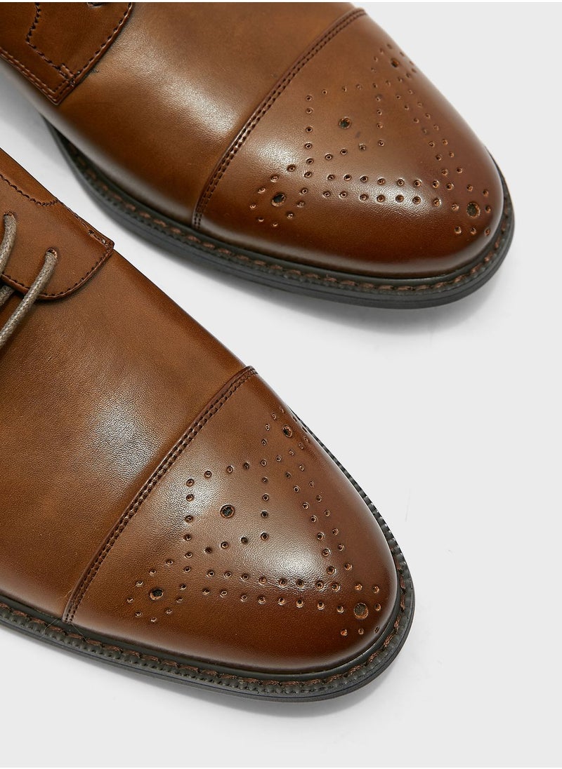 Robert Wood - Classic Brogue Formal Lace Ups - Image 1