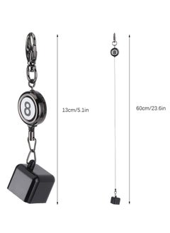 Y&D Billiard Chalk Case Key Chain, Mini Pool Cue Holder Retractable to Anti Lost Chalks Carrier Table Accessories  - Image 4