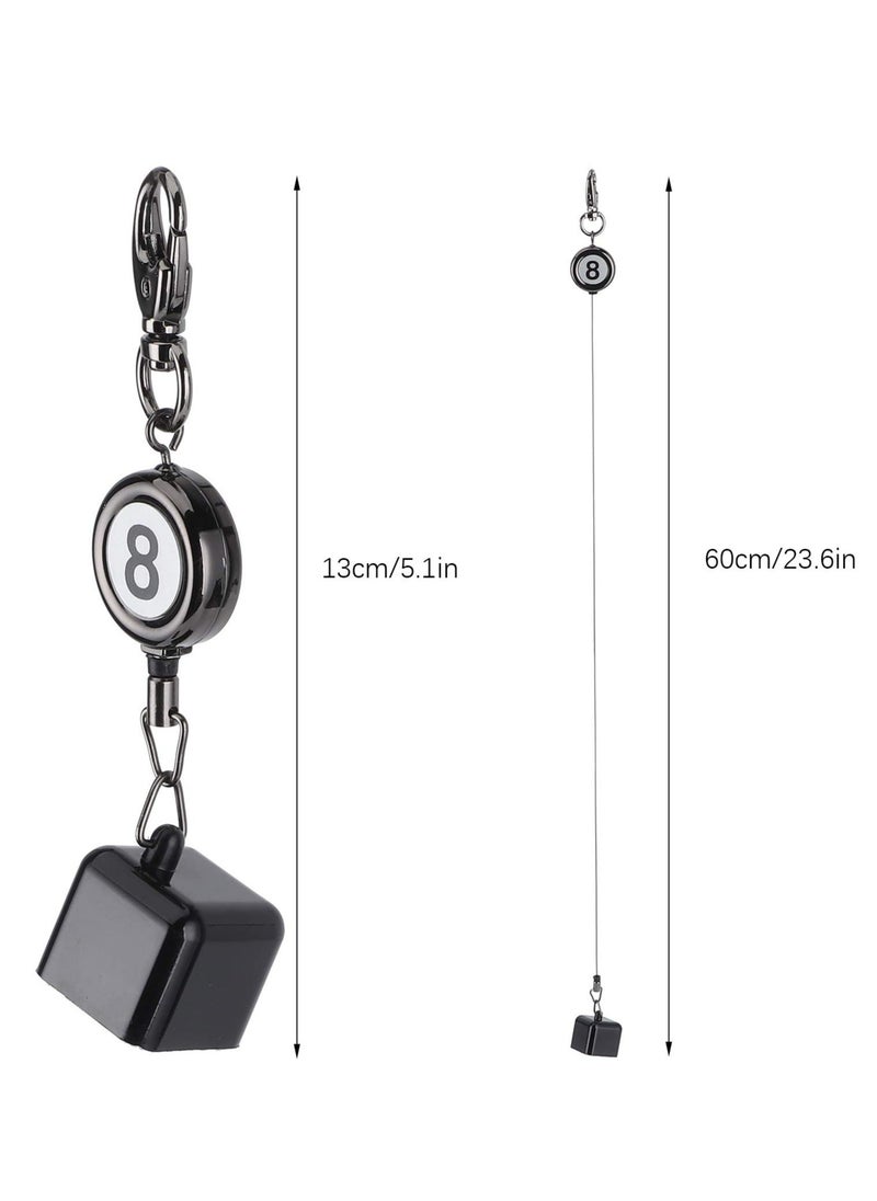 Y&D - Billiard Chalk Case Key Chain, Mini Pool Cue Holder Retractable to Anti Lost Chalks Carrier Table Accessories - Image 1