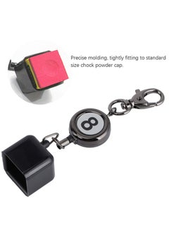 Y&D Billiard Chalk Case Key Chain, Mini Pool Cue Holder Retractable to Anti Lost Chalks Carrier Table Accessories  - Image 5