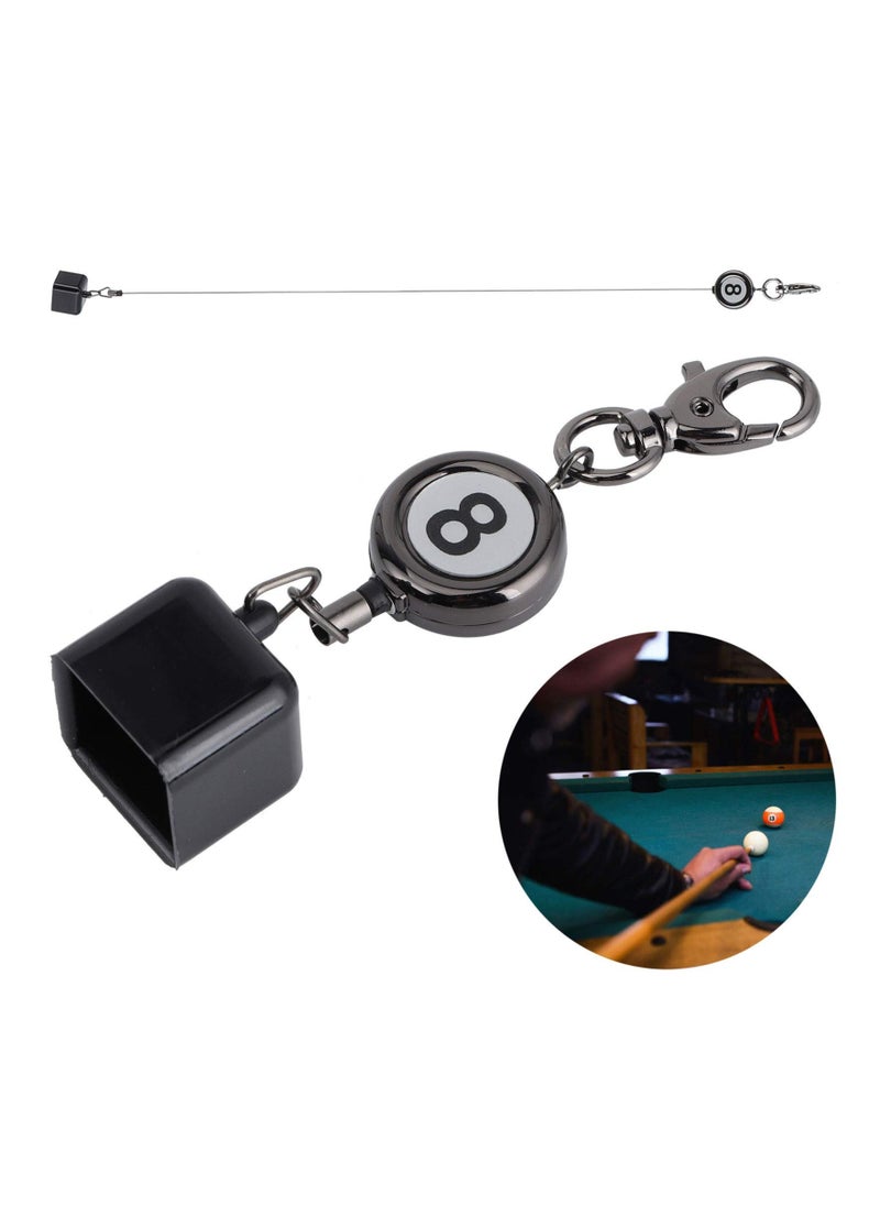 Y&D - Billiard Chalk Case Key Chain, Mini Pool Cue Holder Retractable to Anti Lost Chalks Carrier Table Accessories - Image 1